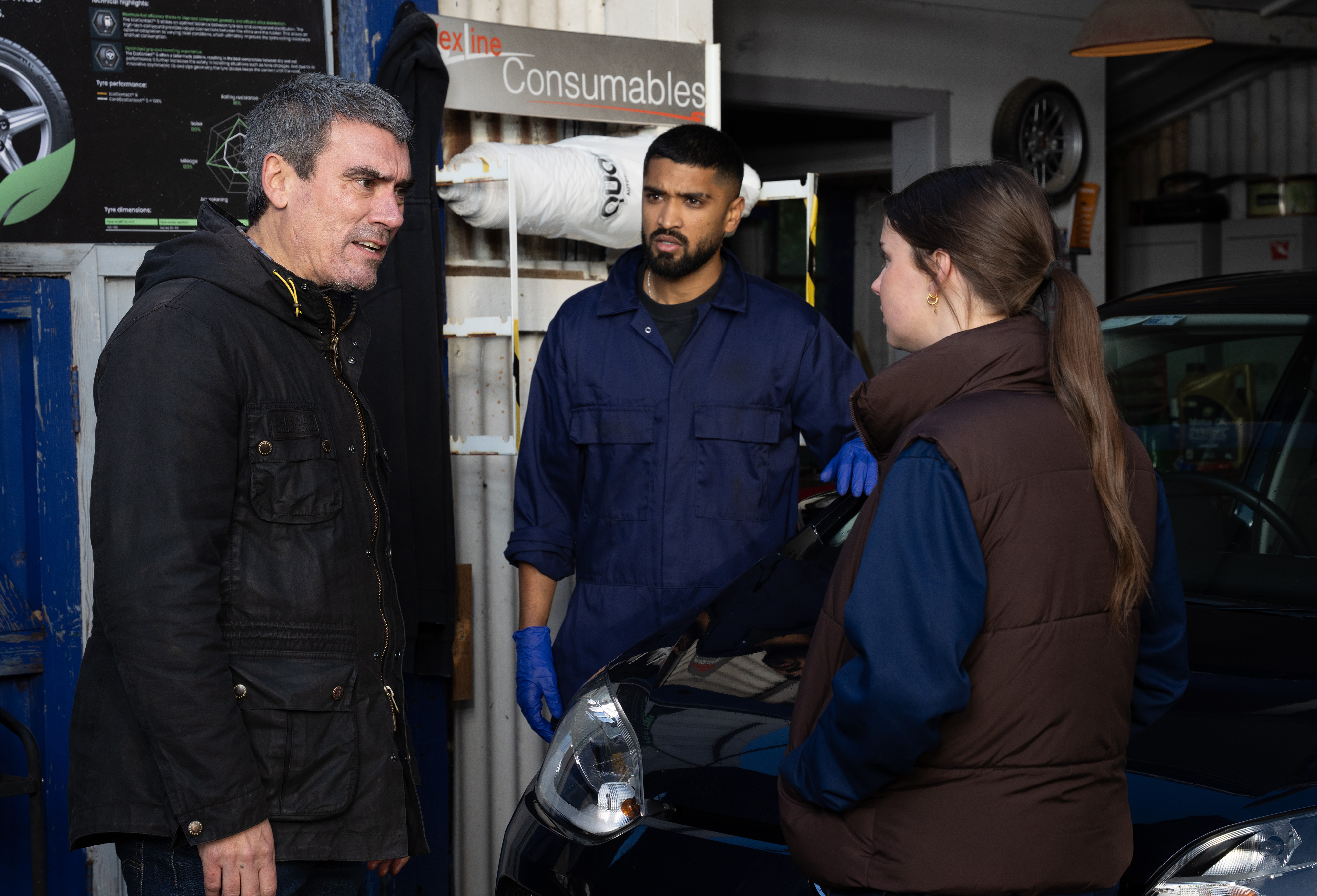 CAIN - KAMMY - SARAH - EMMERDALE - ITV