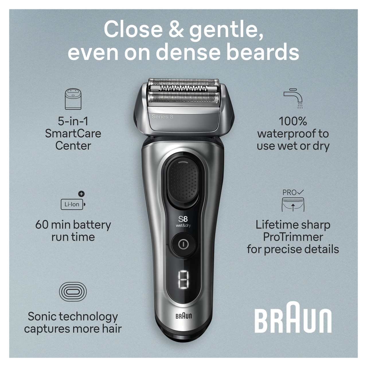 Braun Series 8 Electric Shaver | Braun US
