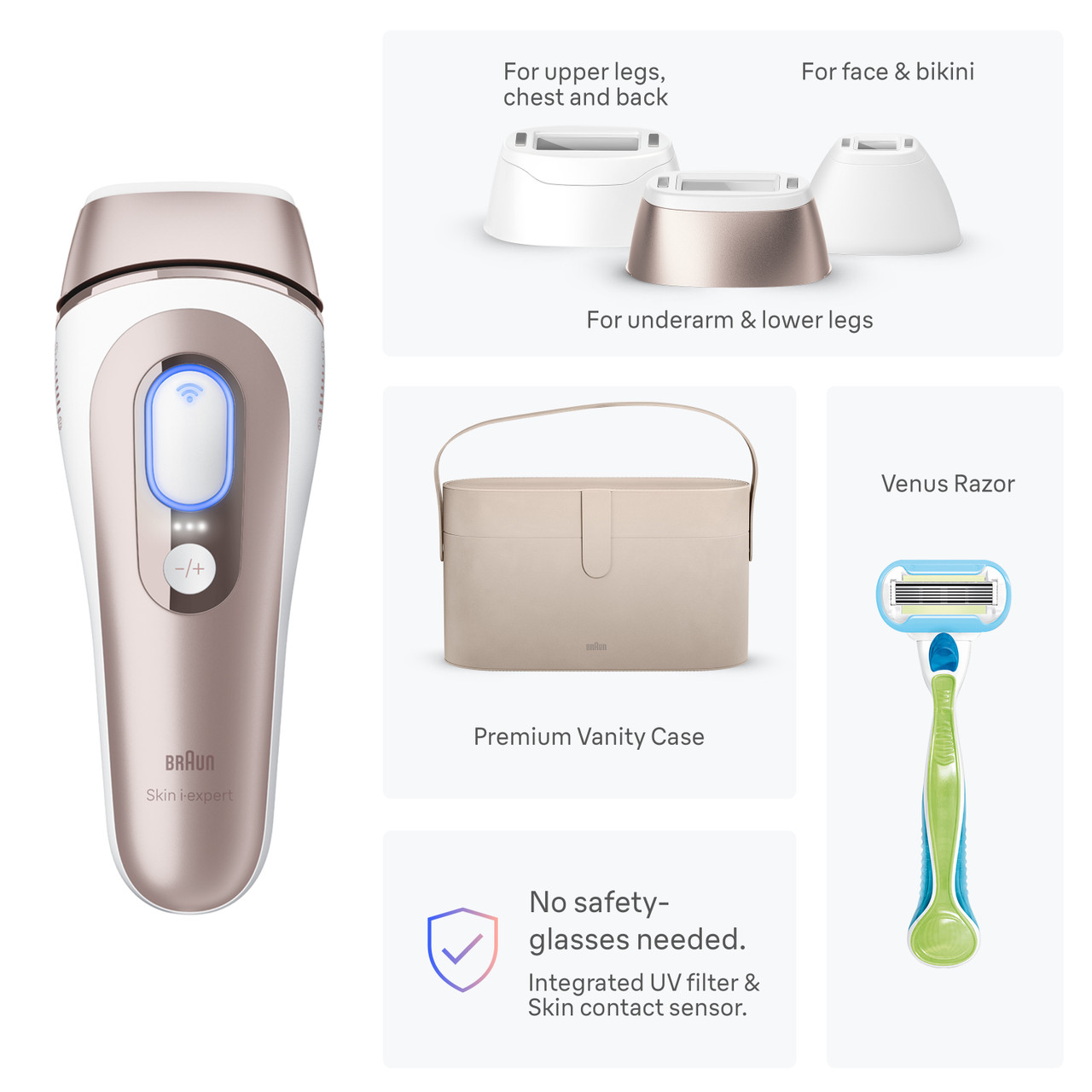 BRAUN Silk-expert Pro 5 IPL脱毛器 Amazon.com: Braun Smart IPL, Silk·Expert Pro 5: at Home