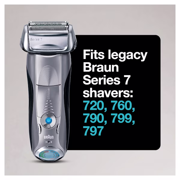 Braun Electric Shaver Head Replacement Part 70s Silver Braun Electric Shaver Head Replacement Part 70s Silver