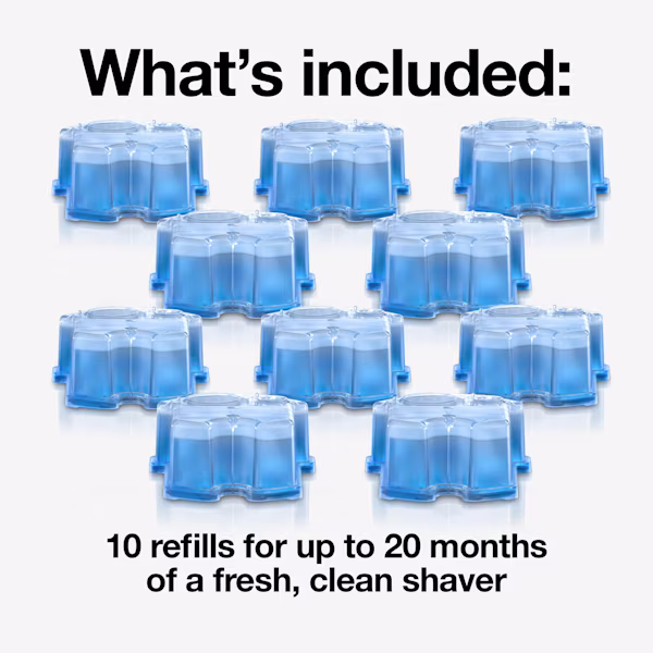 SmartCare center in use with a cartridge and a shaver - Hygienically cleans your shaver. SmartCare center in use with a cartridge and a shaver - Hygienically cleans your shaver.