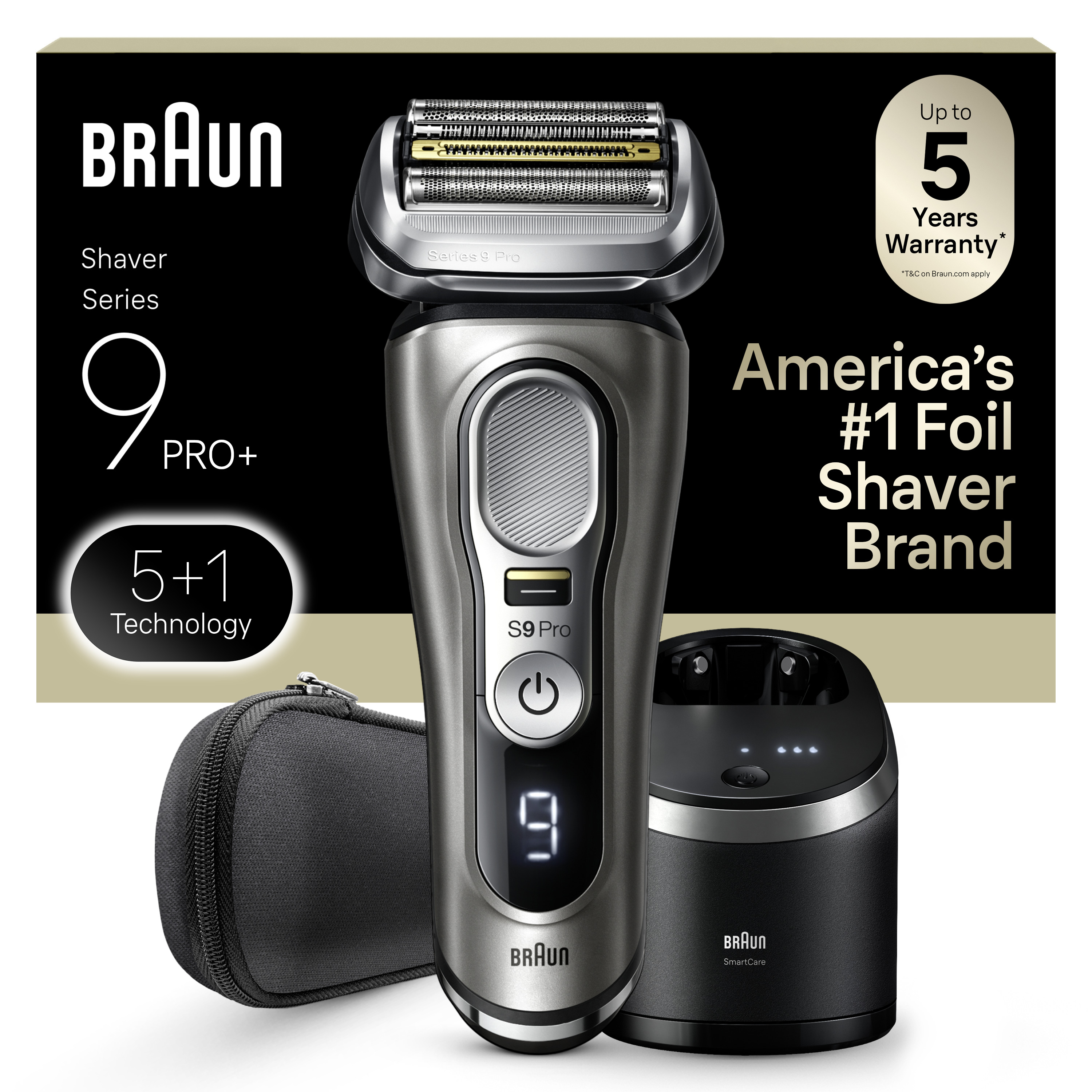 Series 9 Pro Electric Shaver 9465cc with PowerCase| Braun US