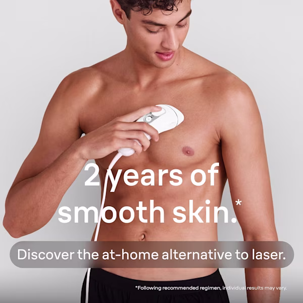  At Home Alternative to Laser Hair Removal with Wide Cap and Leather Pouch, IPL5145