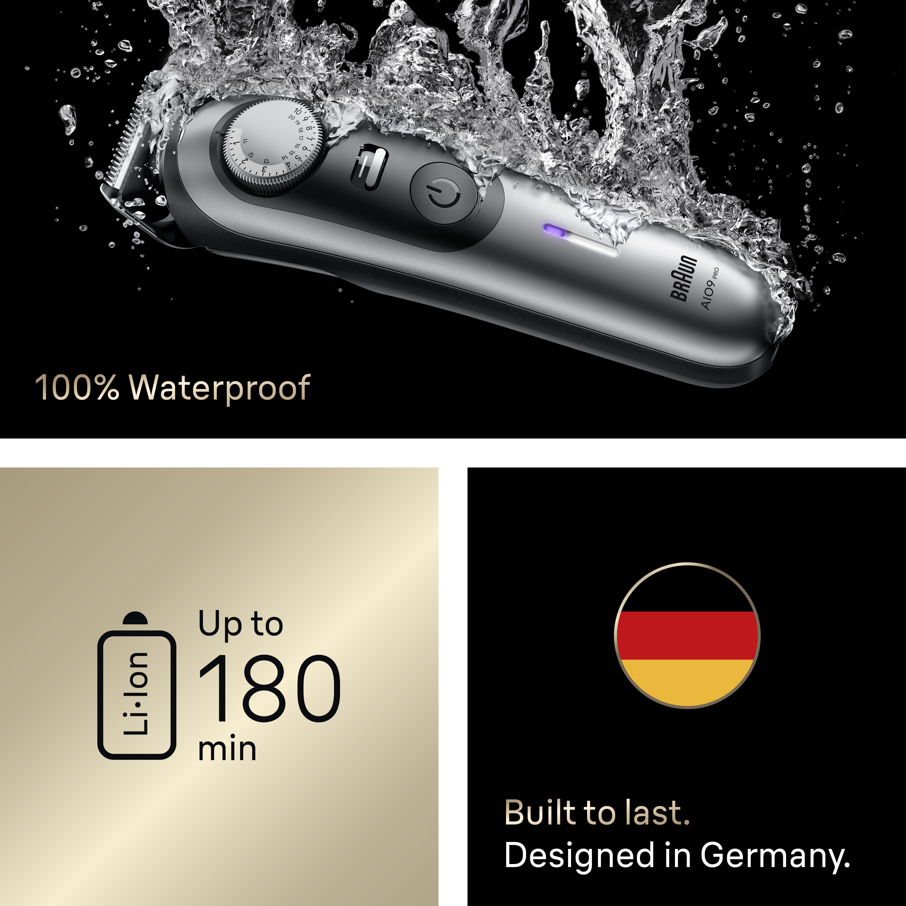 Braun Series 9 PRO AIO9550 Trimmer - Thumbnail 5