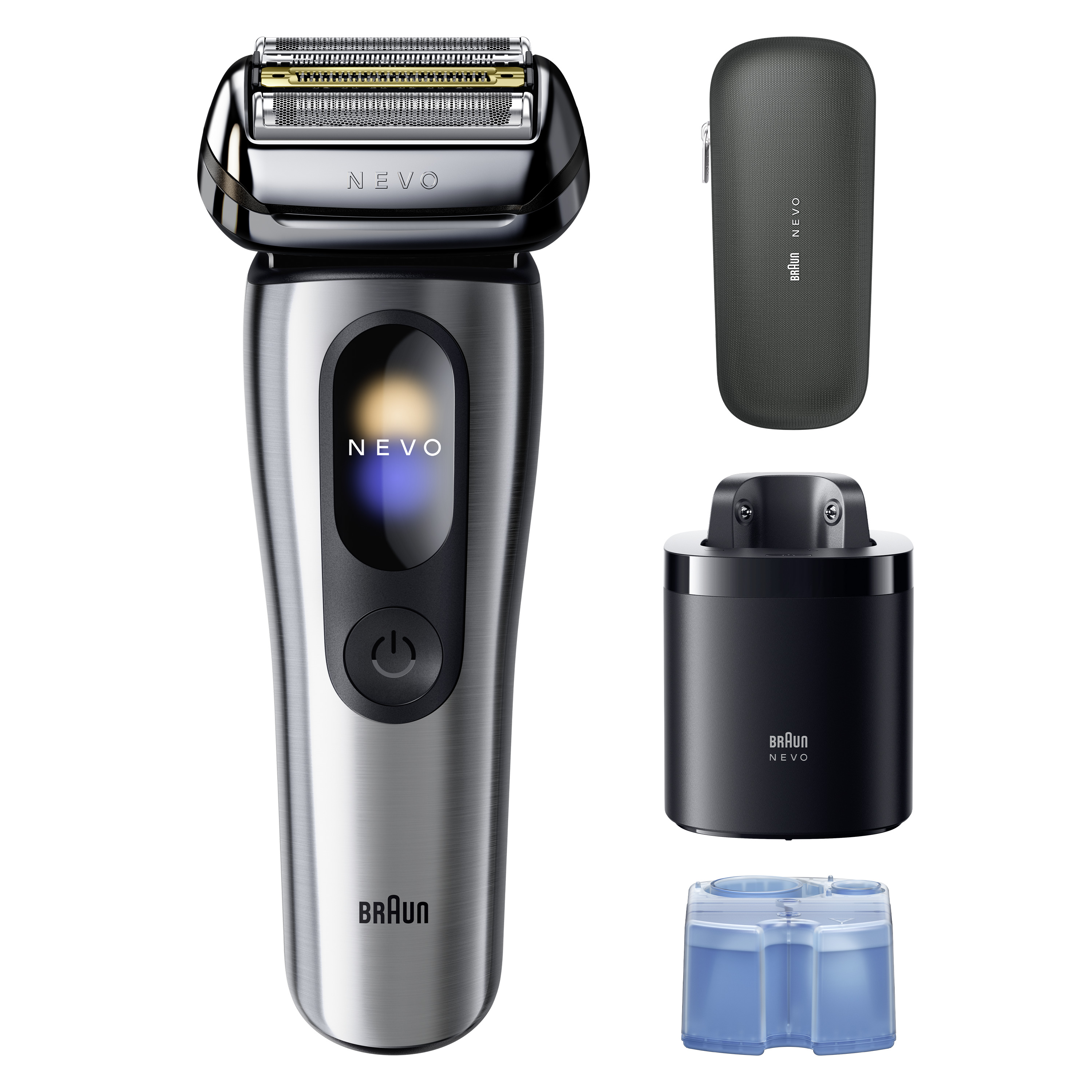 Braun NEVO 11000c Premium Men's Electric Shaver, Silver | Braun US