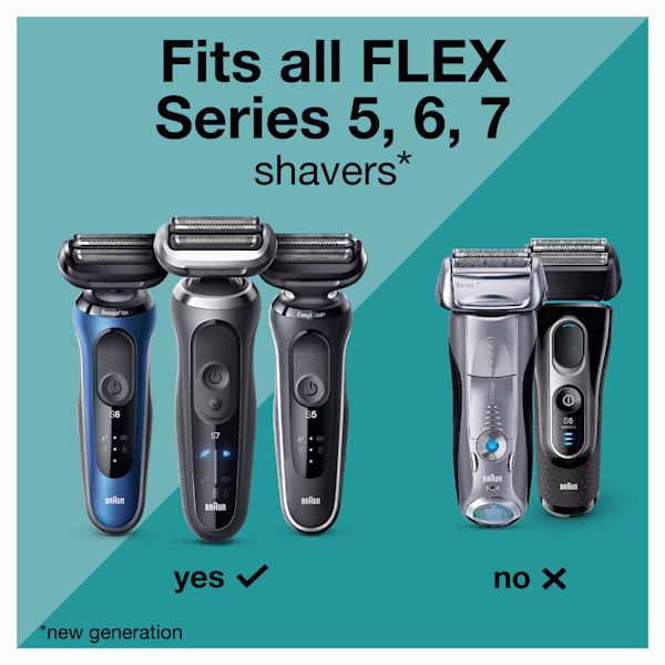 Braun Series 7, 73S, Electric shaver head, sliver Braun Series 7, 73S, Electric shaver head, sliver