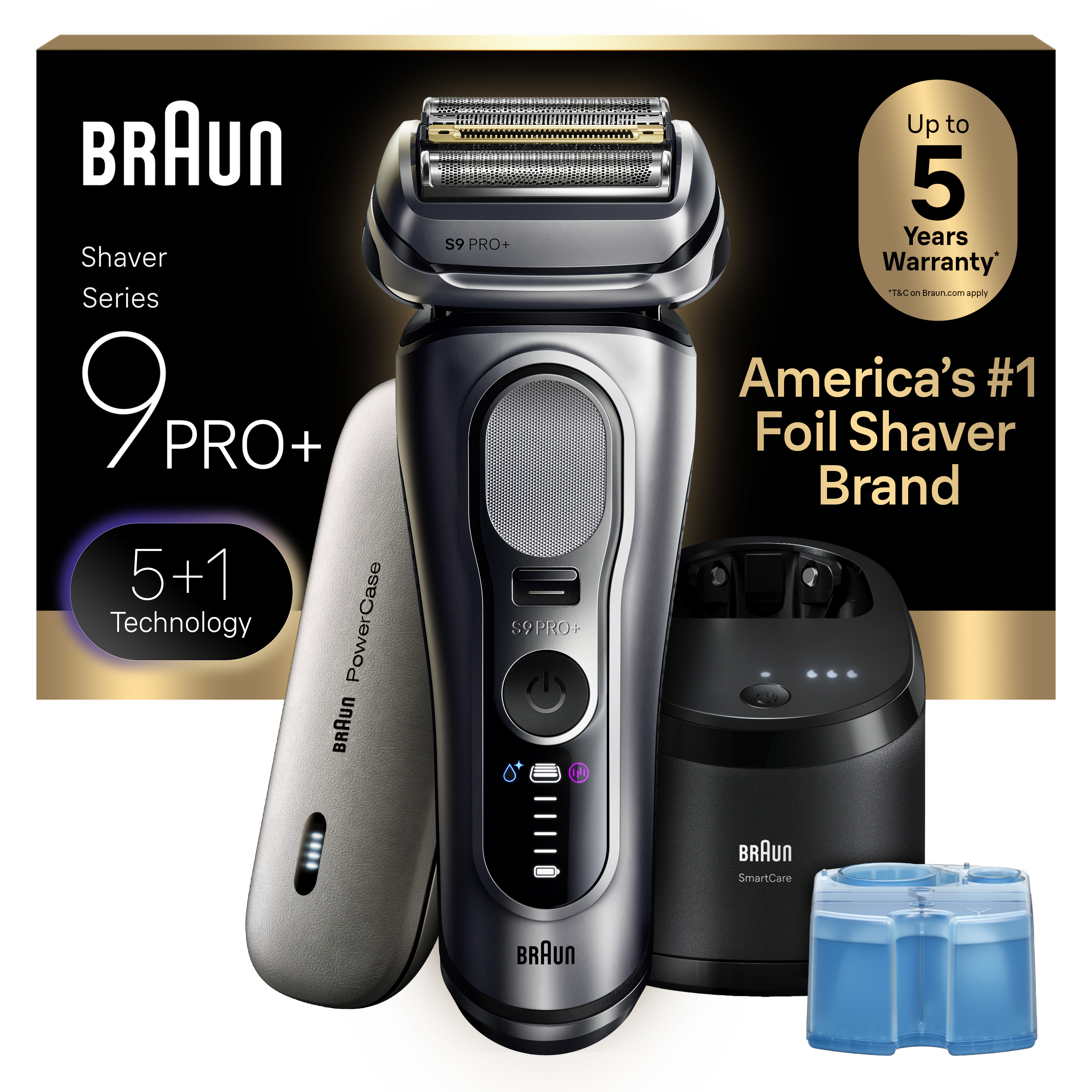 Series 9 Pro Electric Shaver 9465cc with PowerCase| Braun US