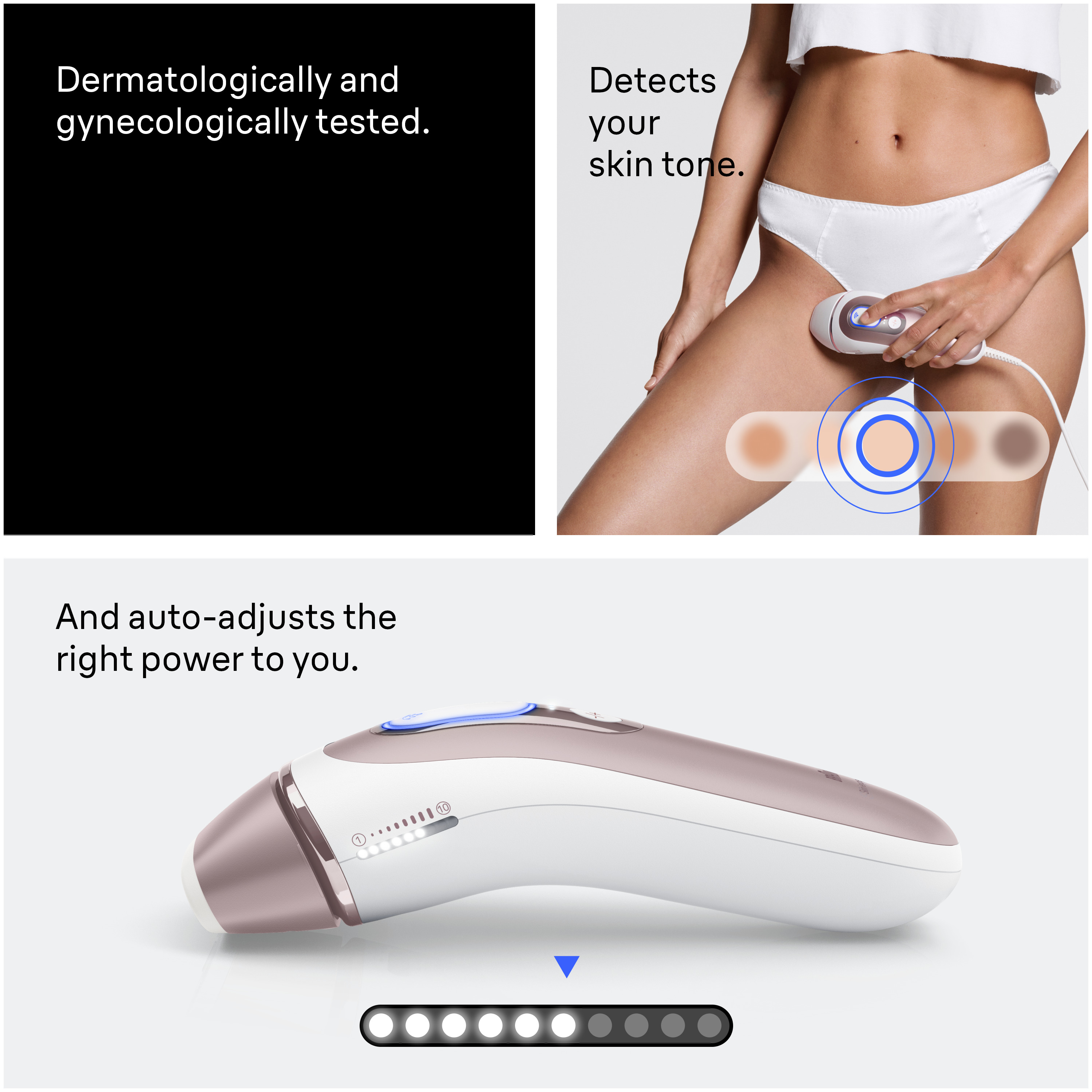 Braun Skin i-expert 脱毛器 Skin i·expert Smart IPL Laser Hair Removal, PL7387 | Braun US
