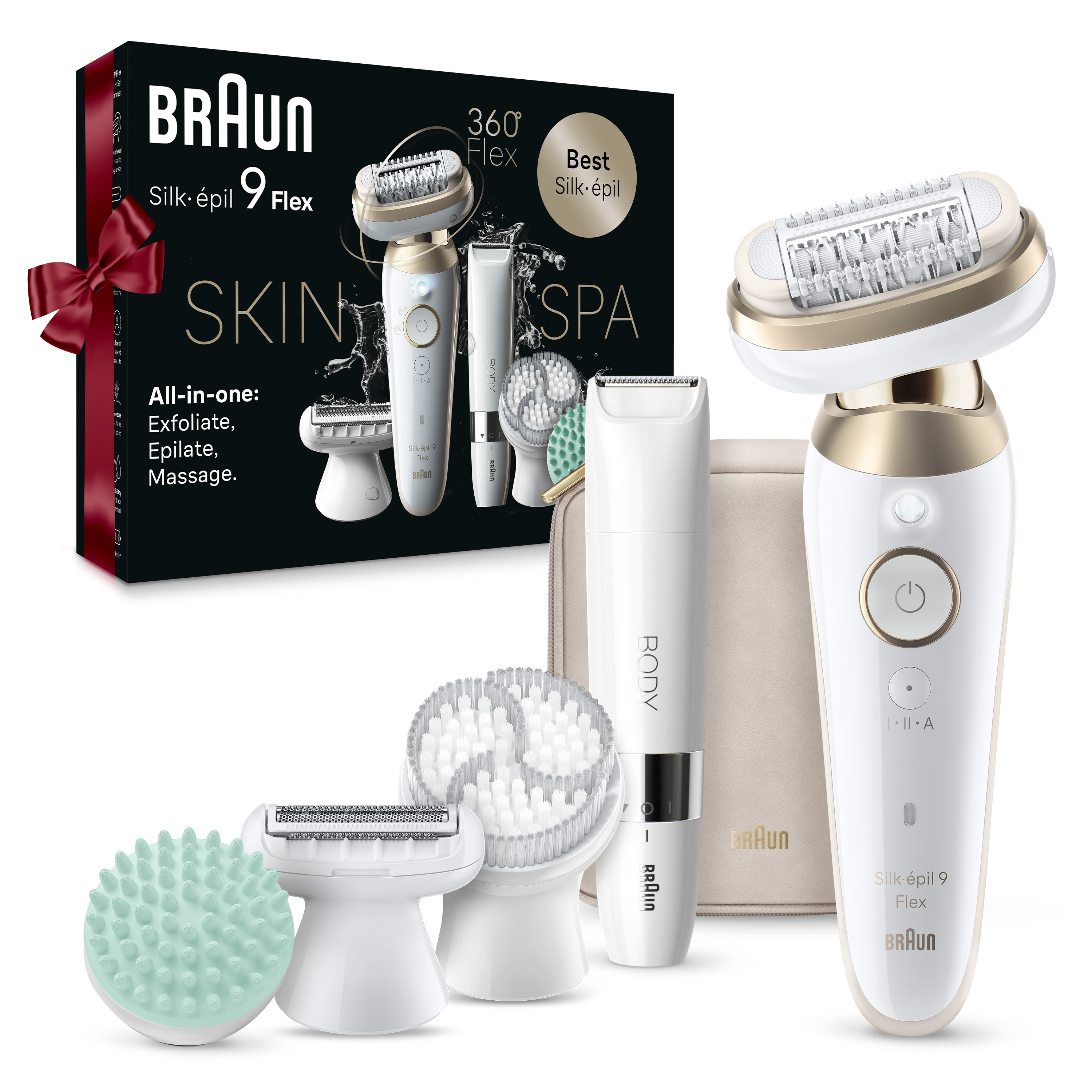 Silk-épil 9 Flex SkinSpa Epilator, 9-481 