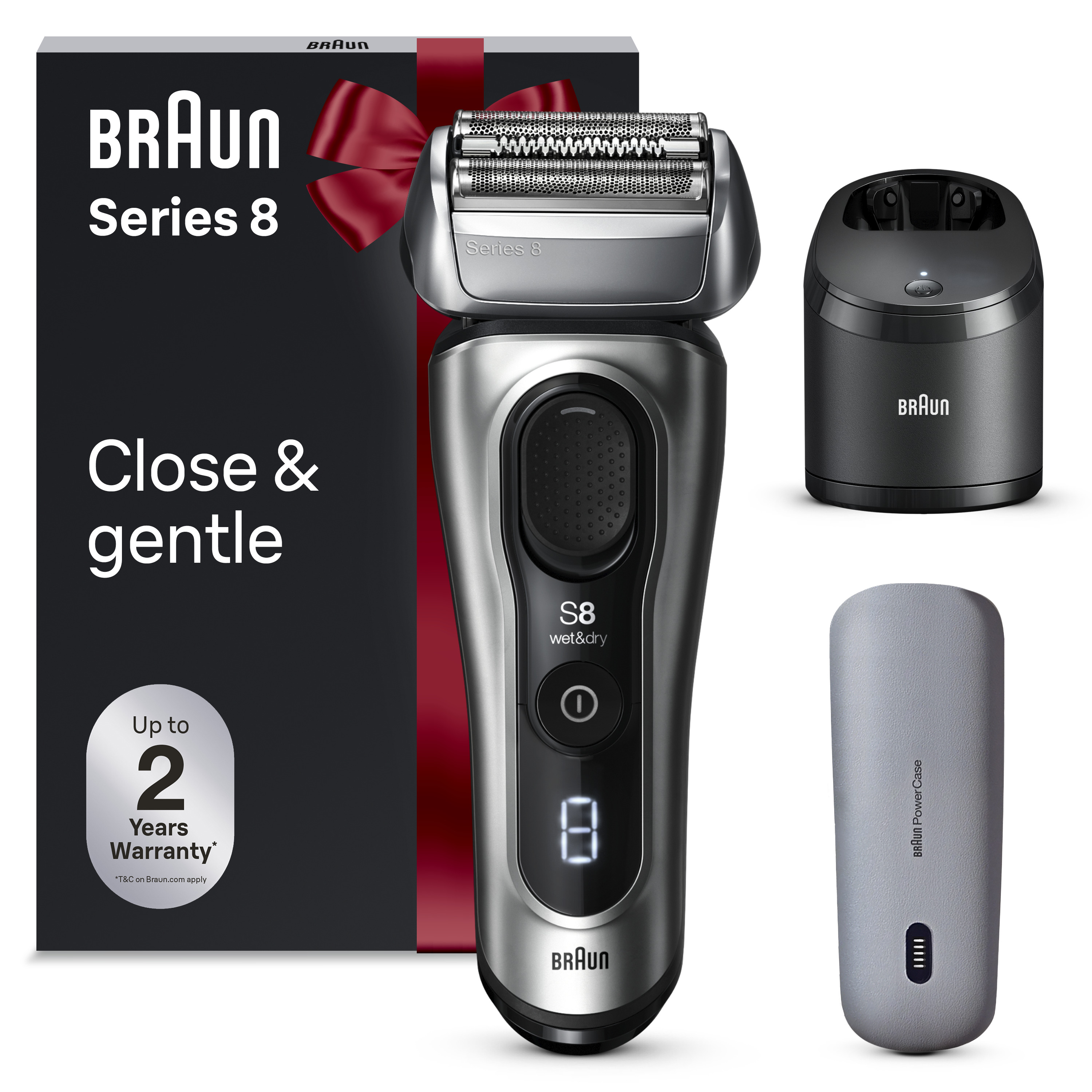 Braun シリーズ8 8567cc-V 未使用品 ブラウン 電動シェーバーシリーズ8 8567cc-V マットシルバー