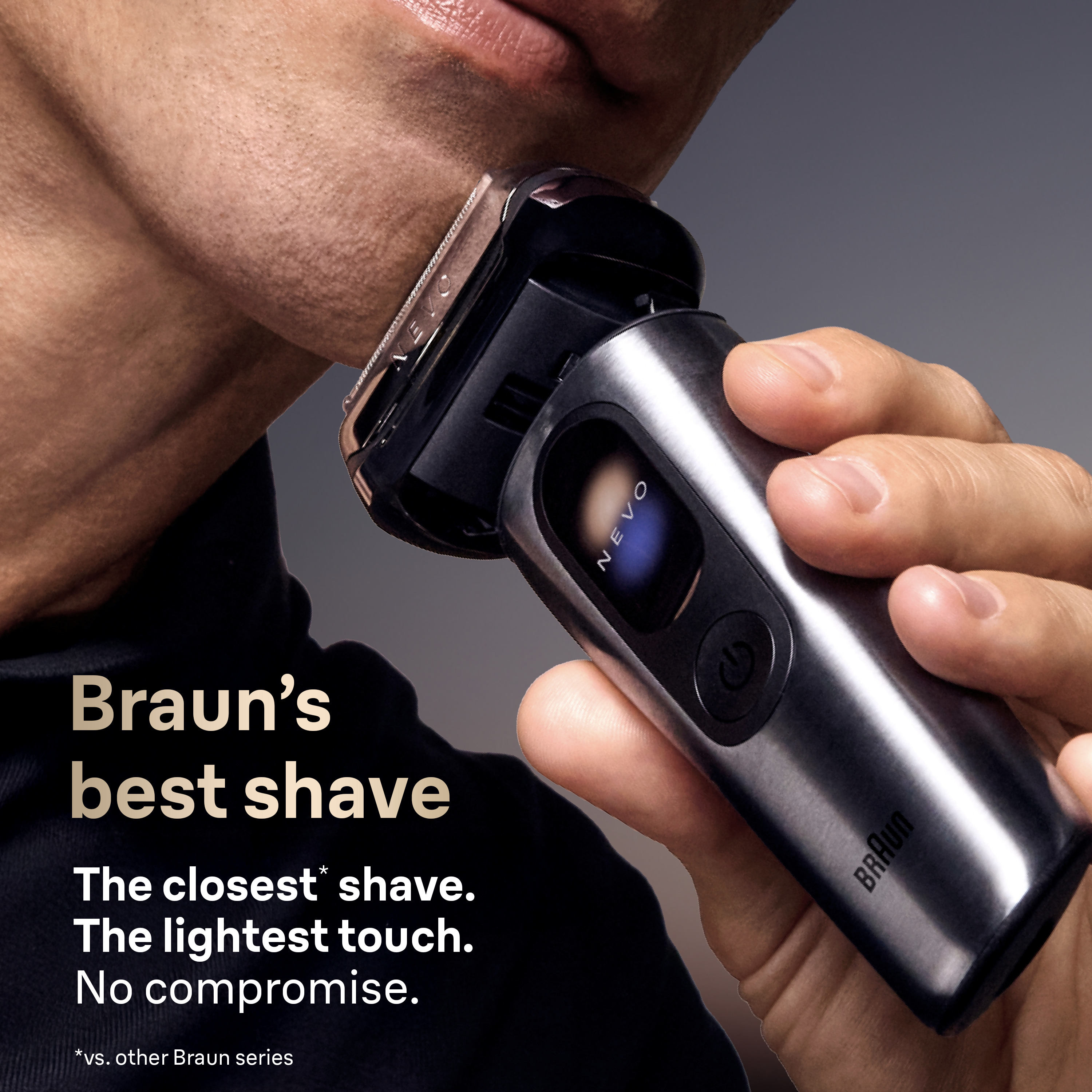 Braun NEVO 11000c Premium Men's Electric Shaver, Silver | Braun US