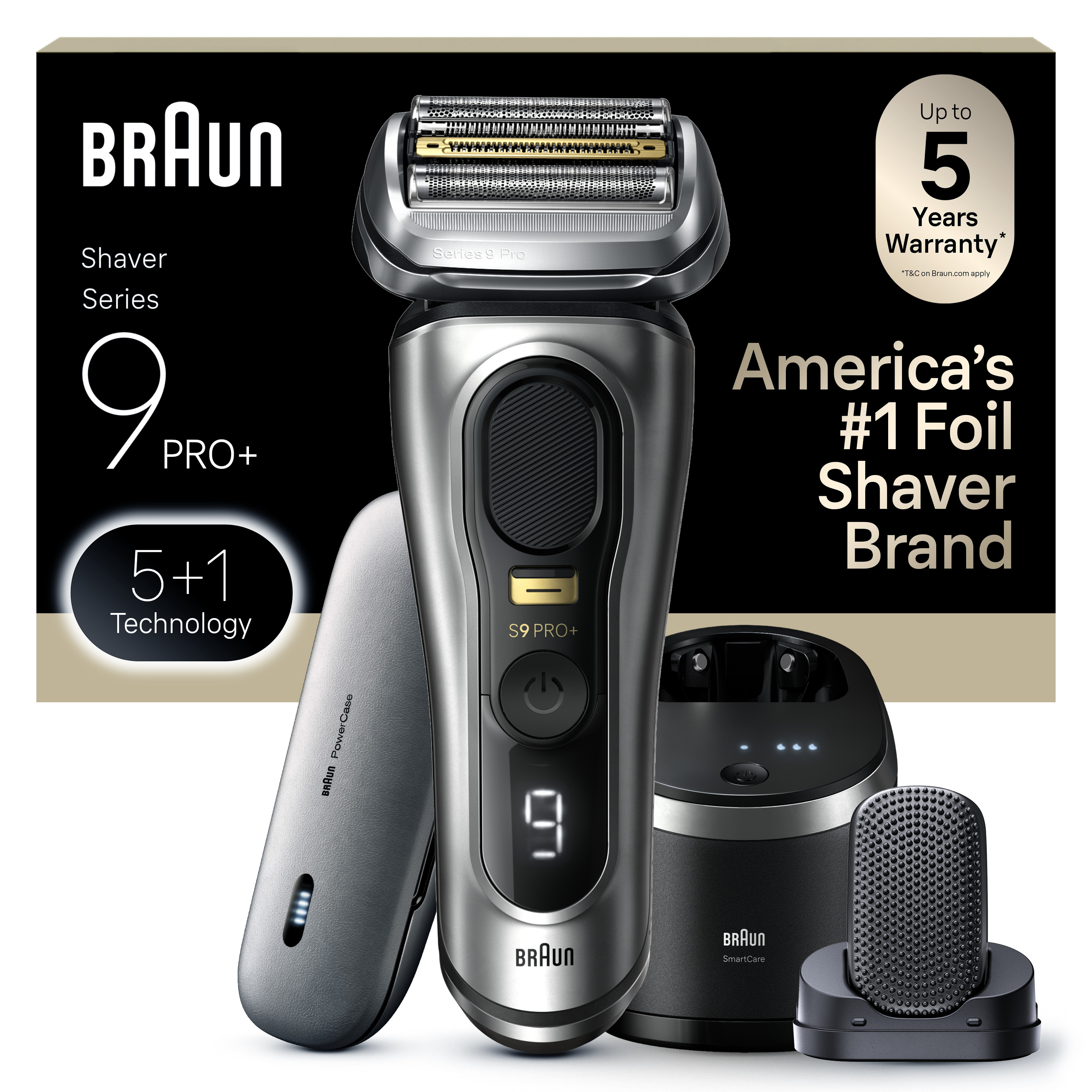 BRAUN S9 Pro メンズ電気シェーバー Braun Series 9 Pro Electric Shaver with Powercase | Braun US