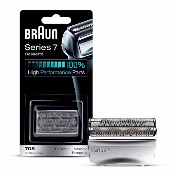 Braun Electric Shaver Head Replacement Part 70s Silver Braun Electric Shaver Head Replacement Part 70s Silver