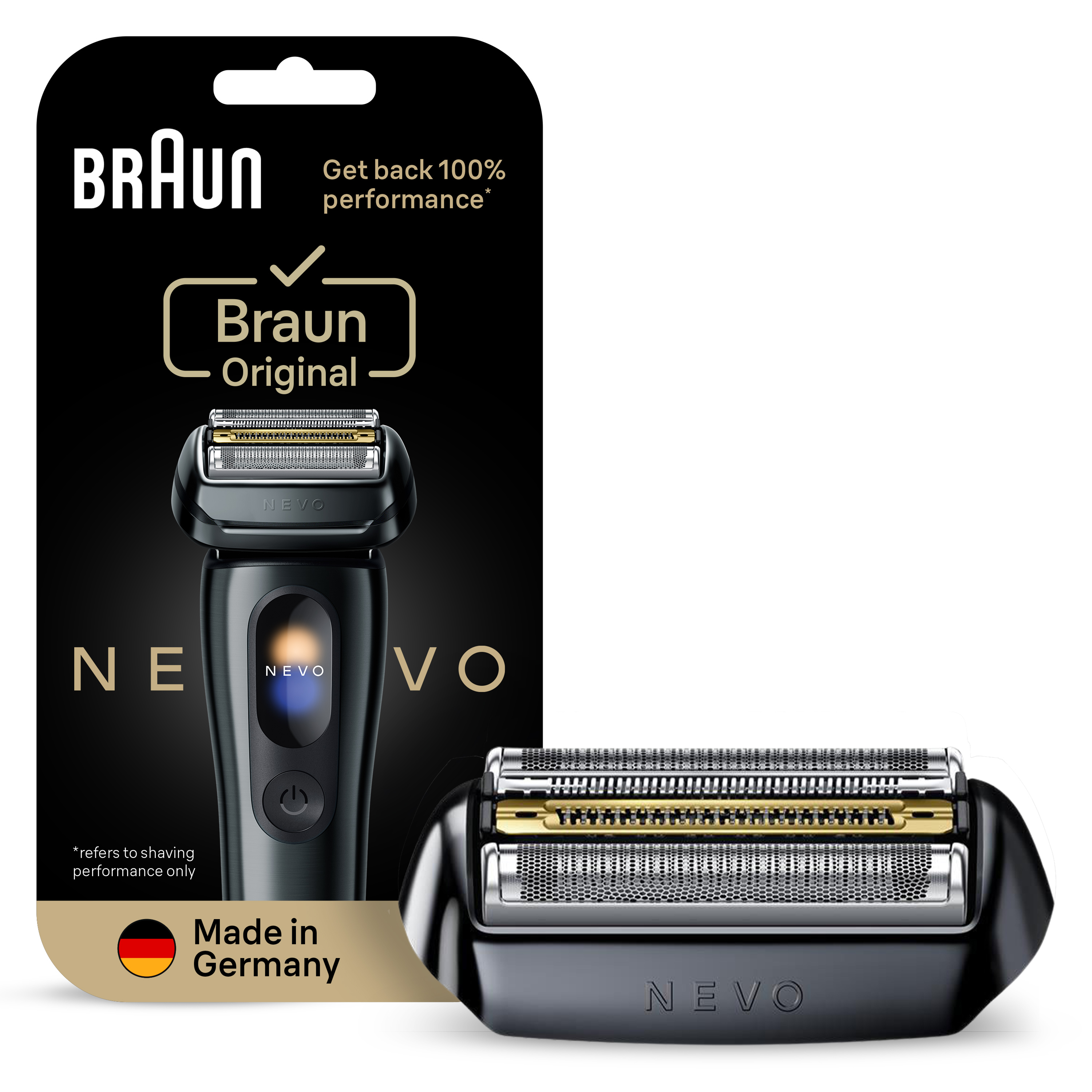 Braun NEVO Shaver ORIGINAL Replacement Head, NEVO-B | Braun US