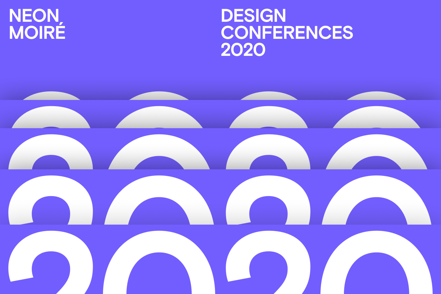 20+ design conferences to attend in 2020 Neon Moiré