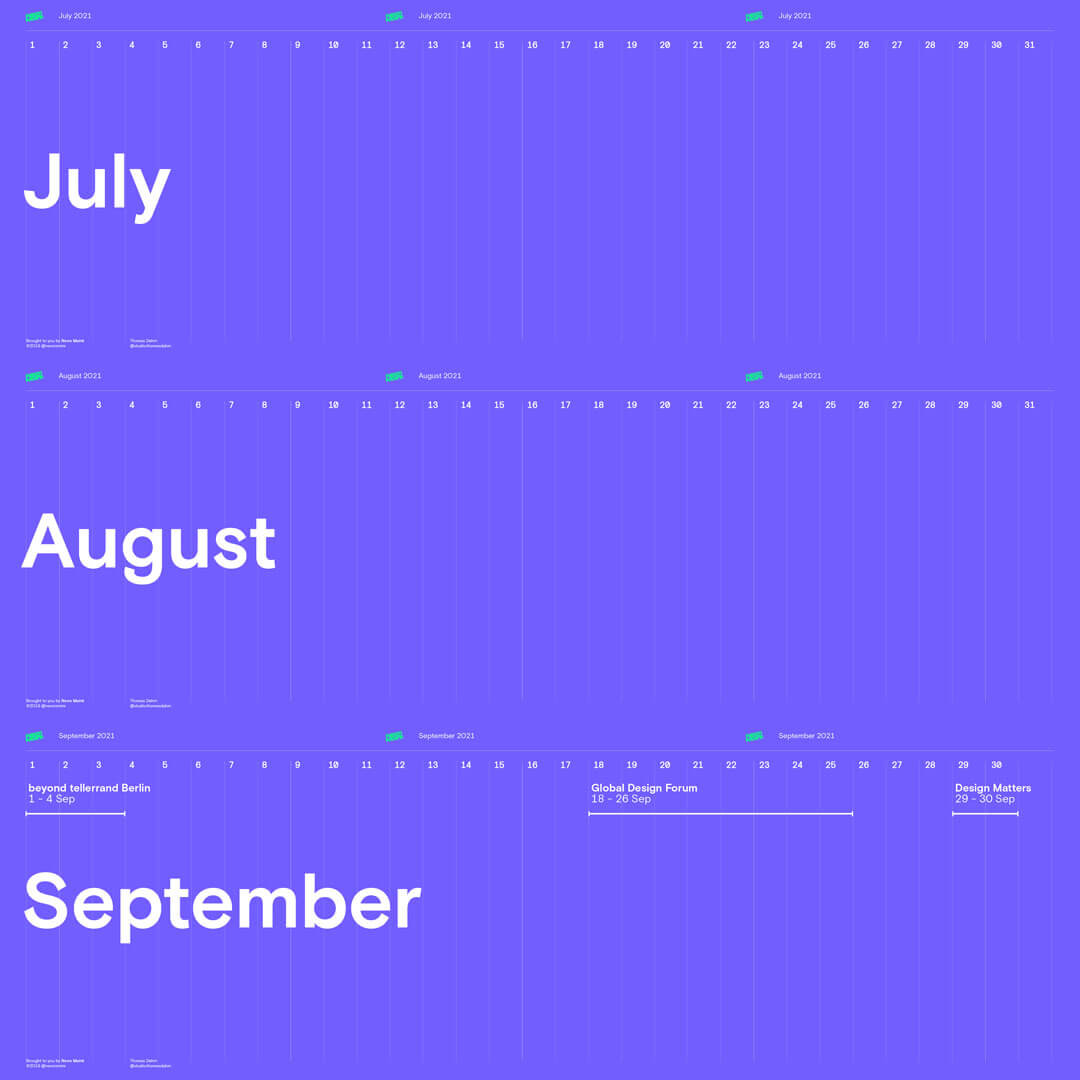 Design Conferences happening in July, August, September 2021