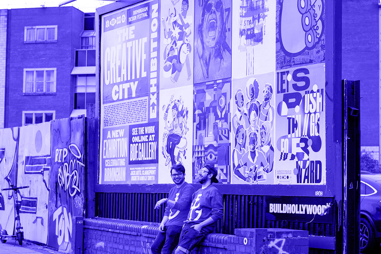 Dan Alcorn (left) and Luke Tonge Birmingham Design Festival. (Neon Moiré)