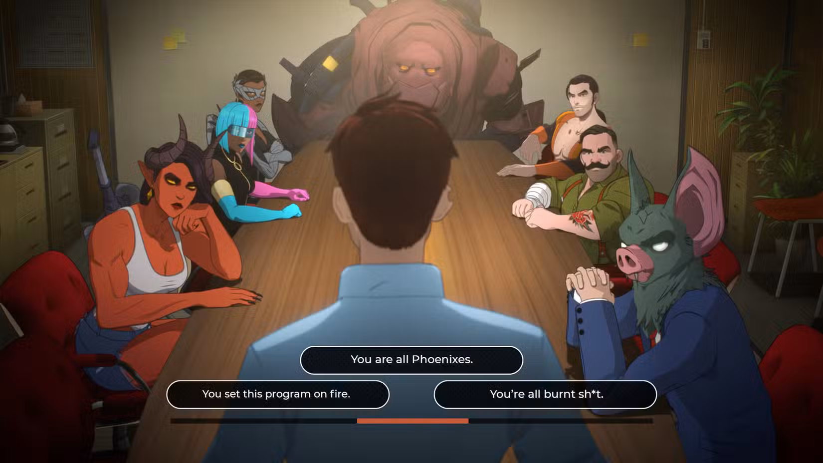 Gameplay: narrative choice