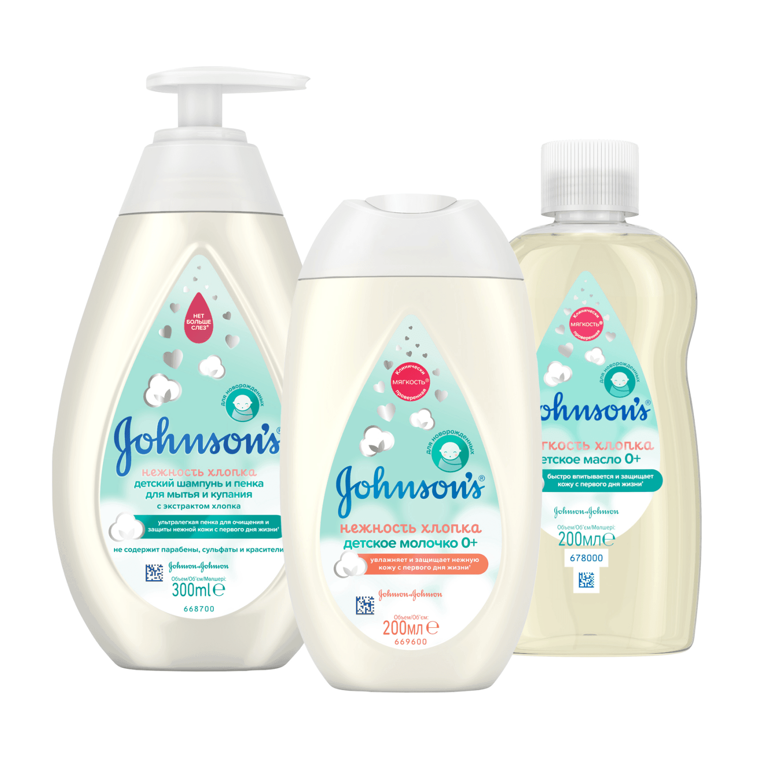 JOHNSON'S® Набор: «Нежность хлопка» image 3