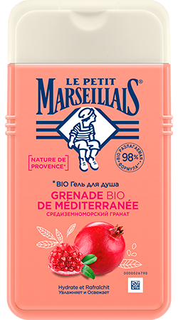 Le Petit Marseillais® BIO* Гель для душа «Средиземноморский гранат», 250 мл - фото