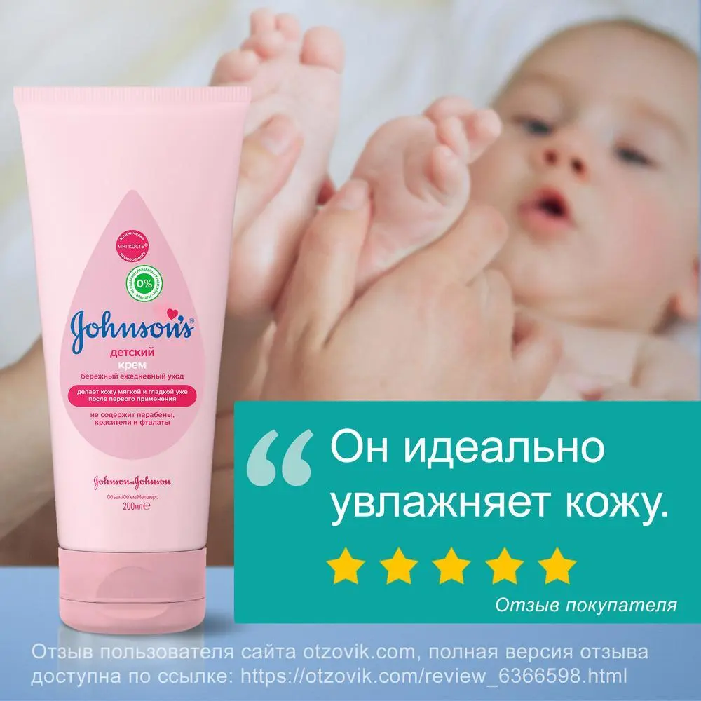 JOHNSON'S® Детский крем 200 мл