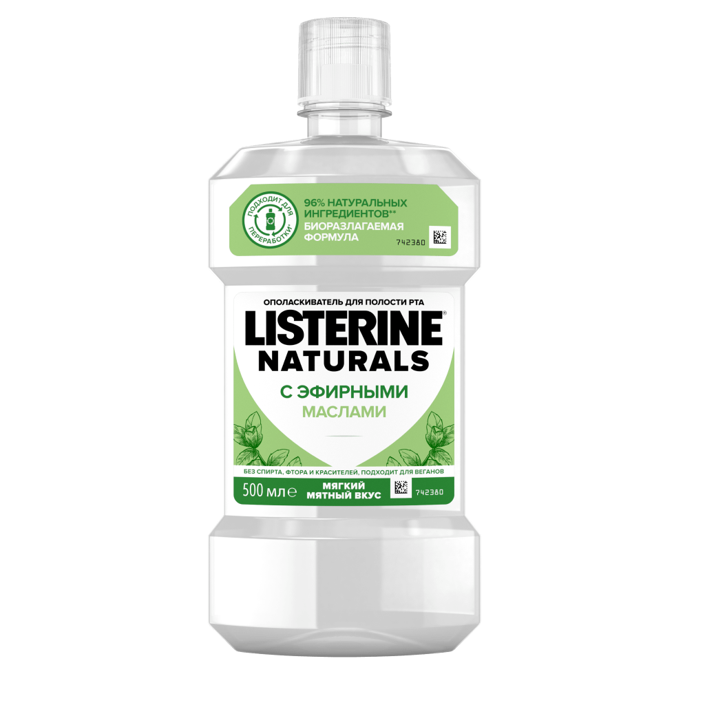 LISTERINE® NATURALS упаковка