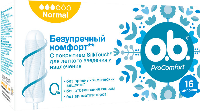 Тампоны o.b.® ProComfort normal