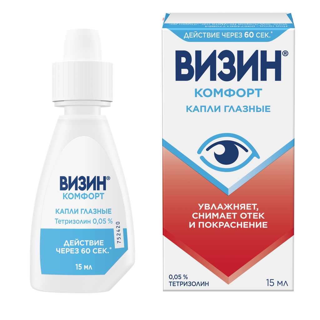 Флакон и упаковка ВИЗИН® Комфорт