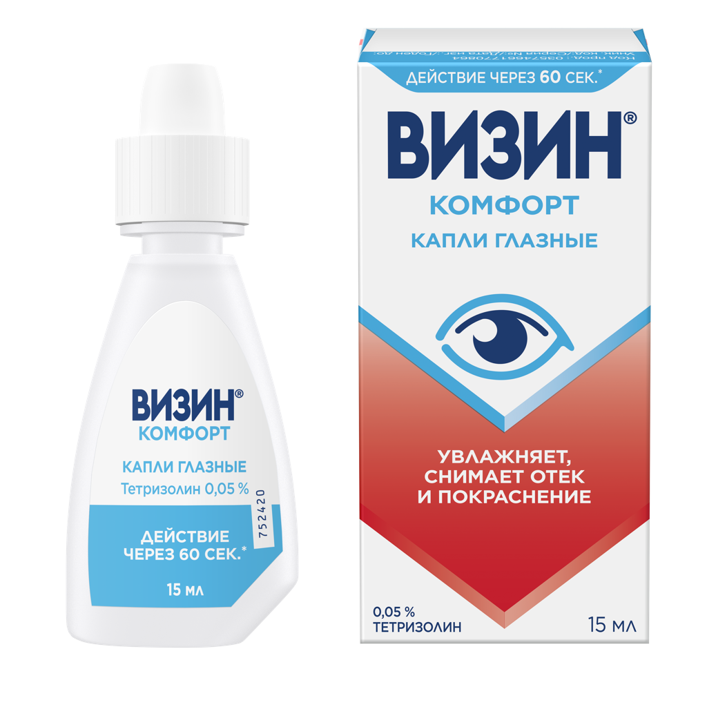 Флакон и упаковка ВИЗИН® Комфорт