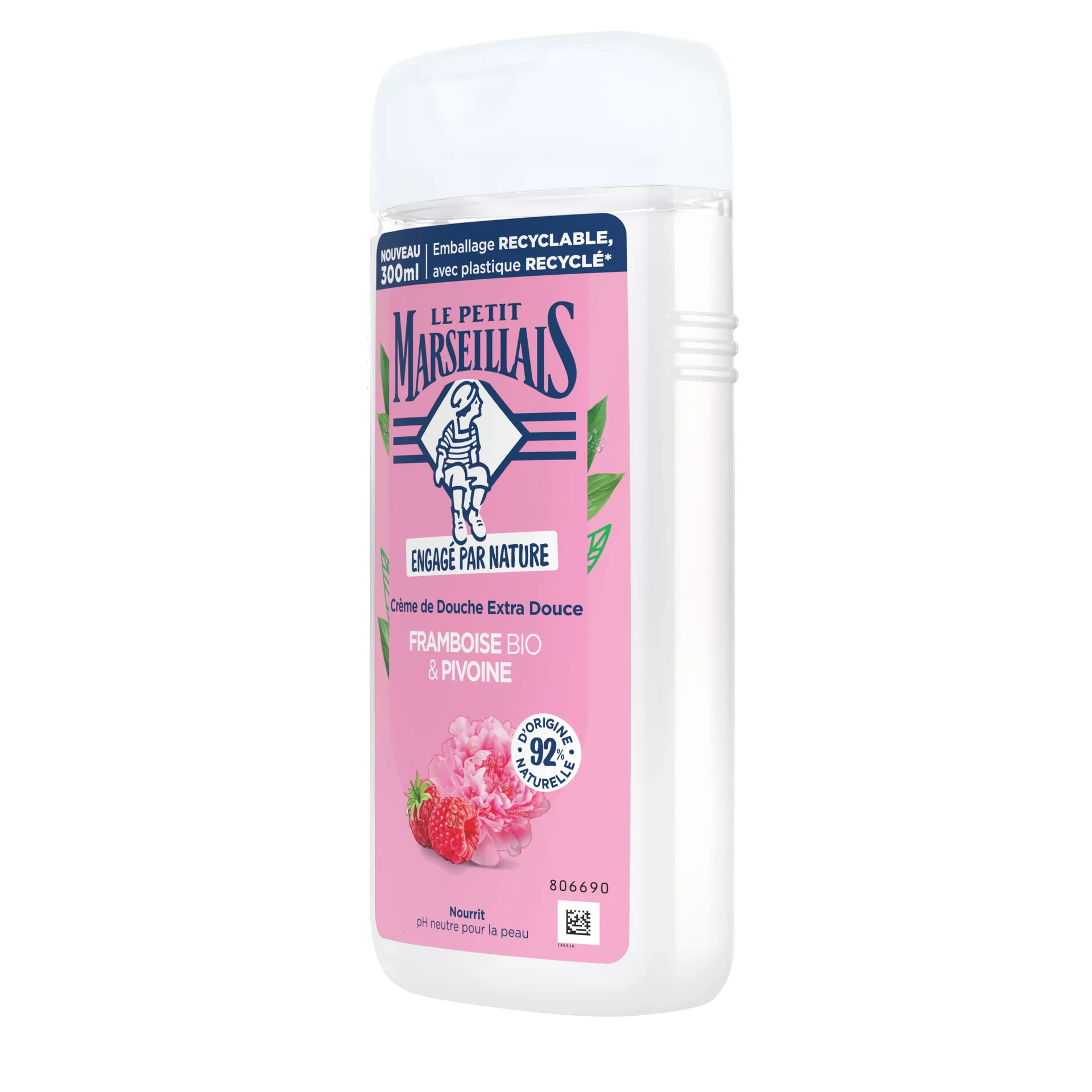 Le Petit Marseillais® Гель для душа «Малина и пион», 300 мл