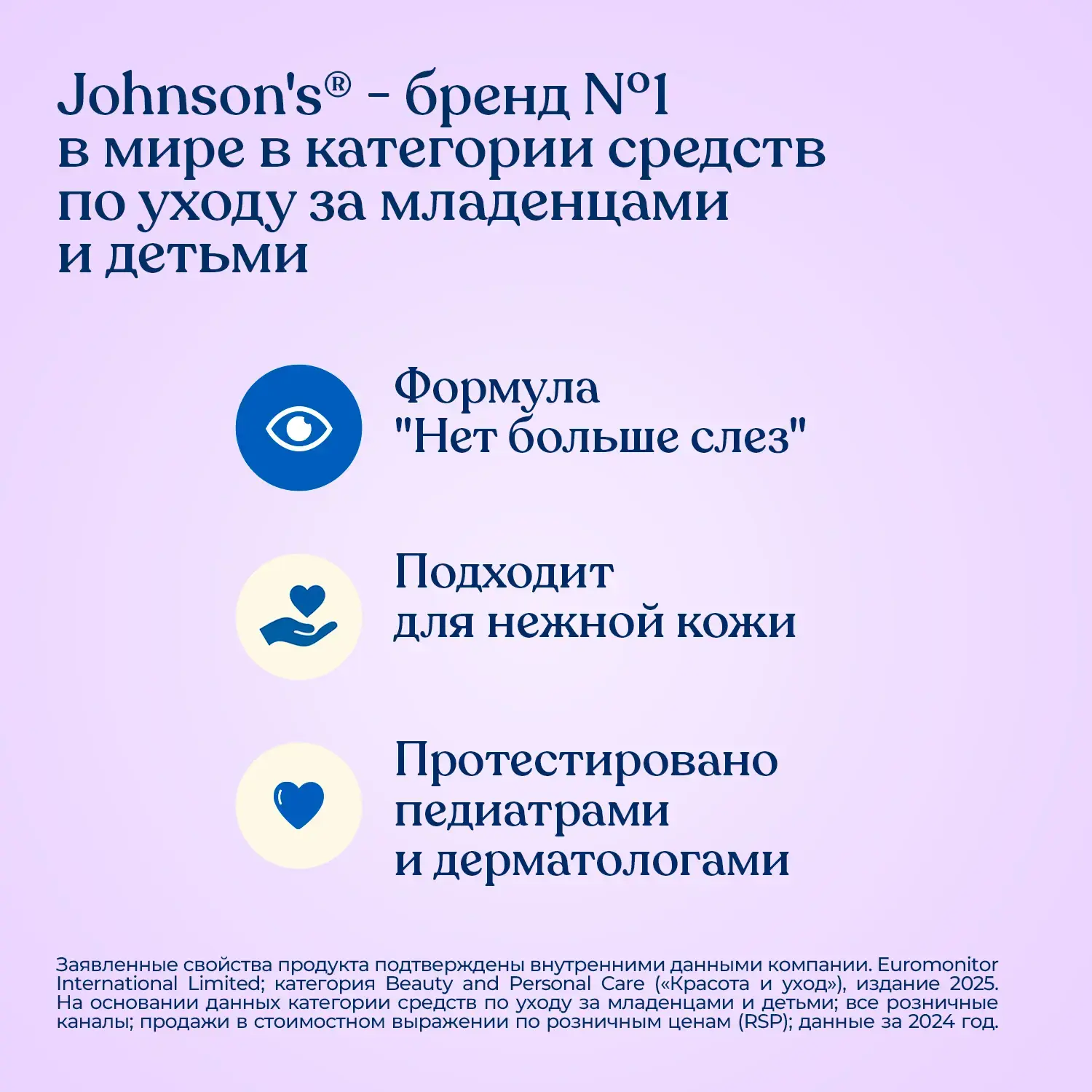 Johnson's® baby Детский шампунь для волос «Перед сном» 300 мл