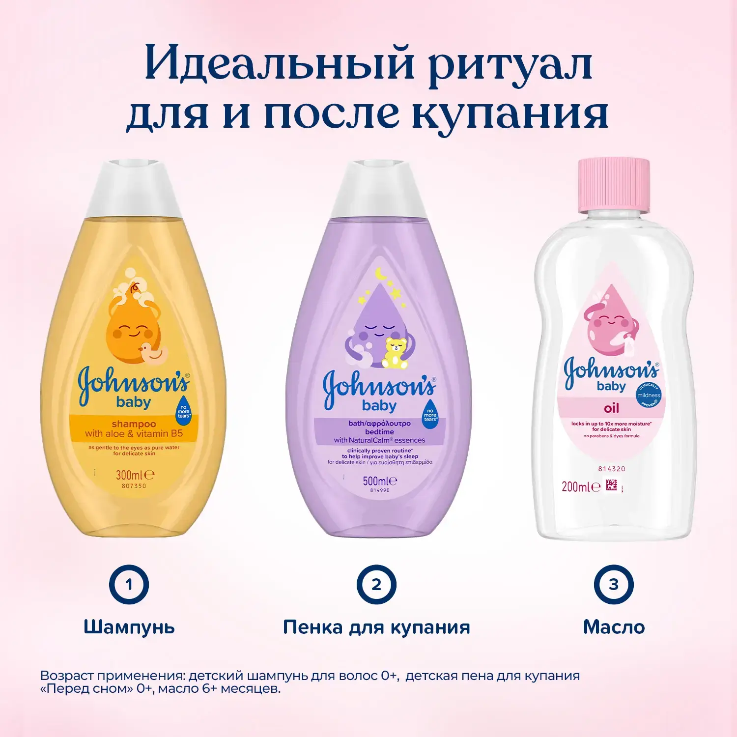 Детское масло Johnson's® baby Детское масло, 200 мл
