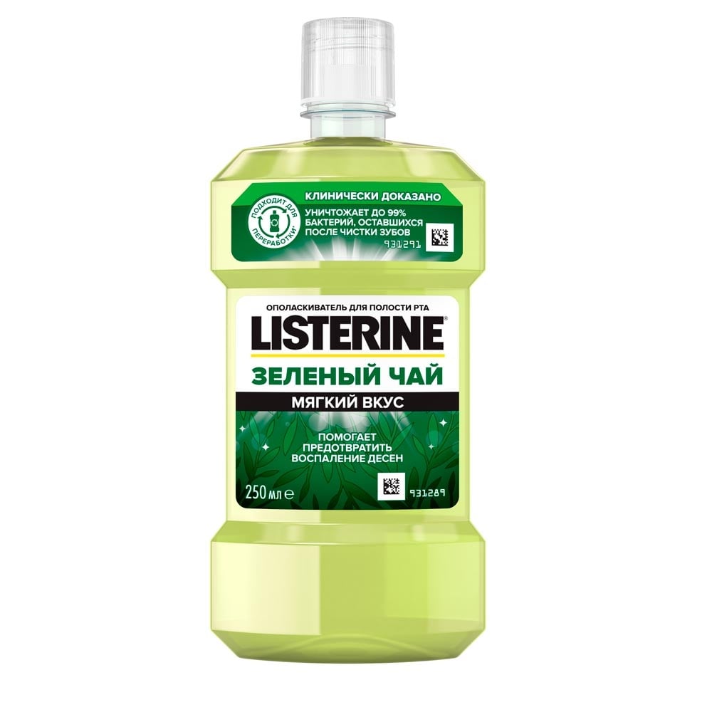 LISTERINE® ЗЕЛЕНЫЙ ЧАЙ упаковка