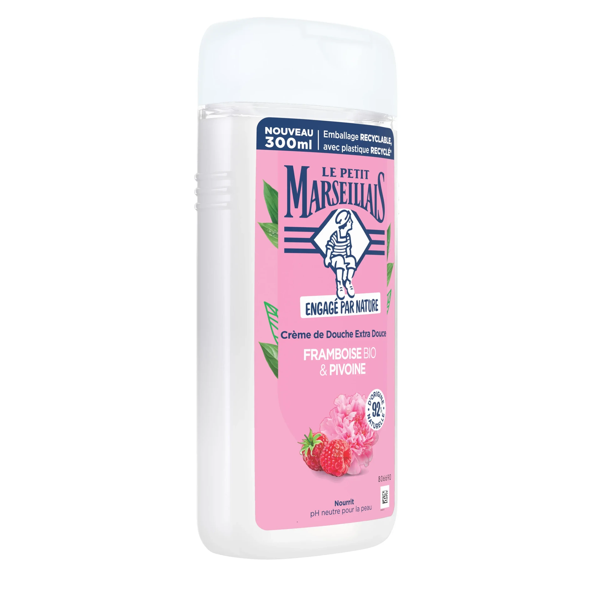 Le Petit Marseillais® Гель для душа «Малина и пион», 300 мл