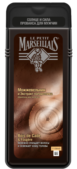 Le Petit Marseillais® Шампунь для мужчин «Можжевельник и Экстракт папоротника», 400 мл — НОВИНКА! image 1