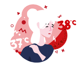 Что принять при температуре 37°C – 38 °C, если ломит тело