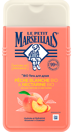 Le Petit Marseillais® BIO Гель для душа «Белый персик и Нектарин» 250 мл фото