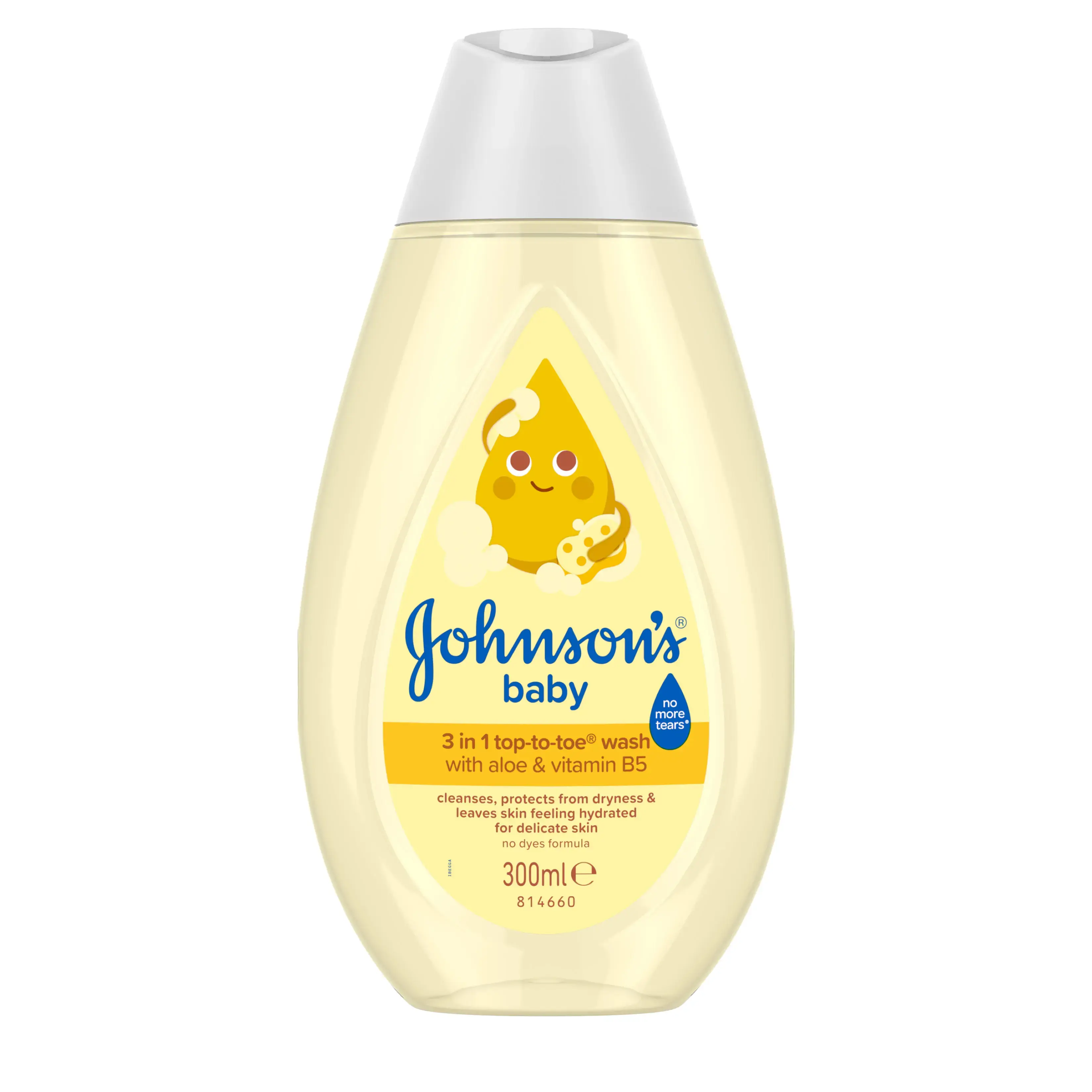 JOHNSON'S® baby Детский гель-шампунь 3 в 1  "От макушки до пяточек", 300 мл​