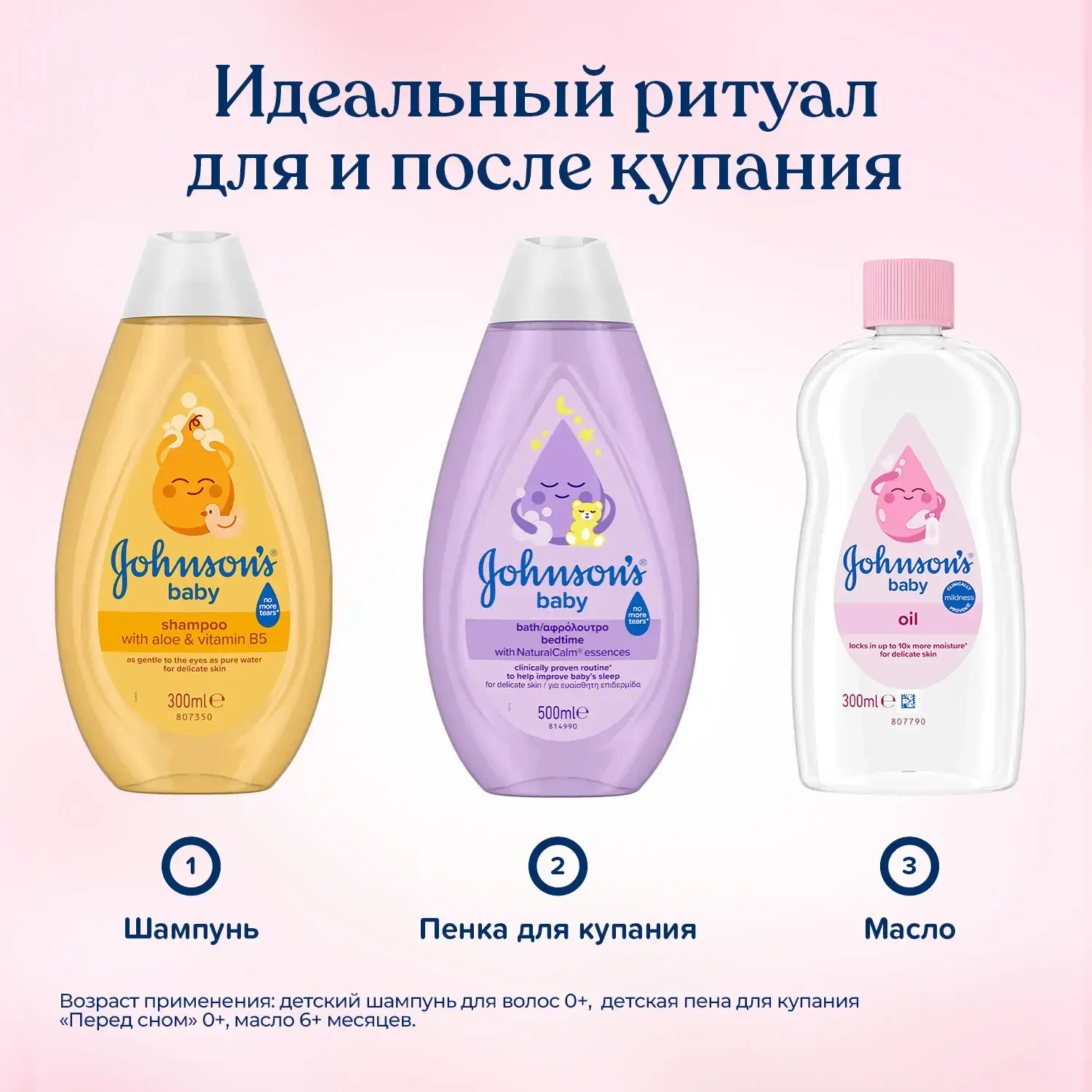 Johnson's® baby Детское масло, 300 мл