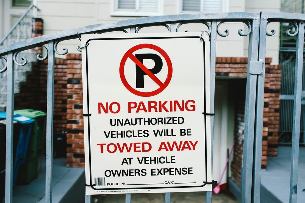 no parking sign