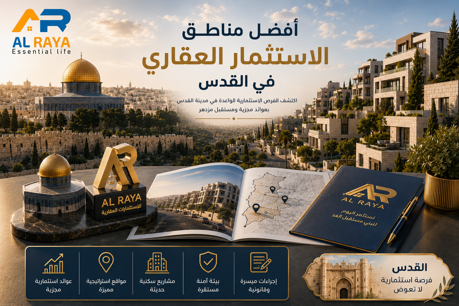 عقارات استثمارية للبيع في القدس