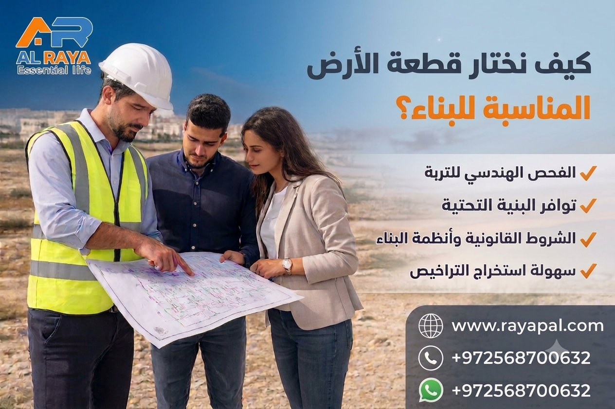 كيف تحتار التربه للبناء 1