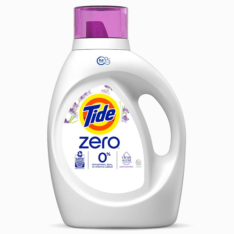 Tide Zero Soft Lavender Liquid Laundry Detergent