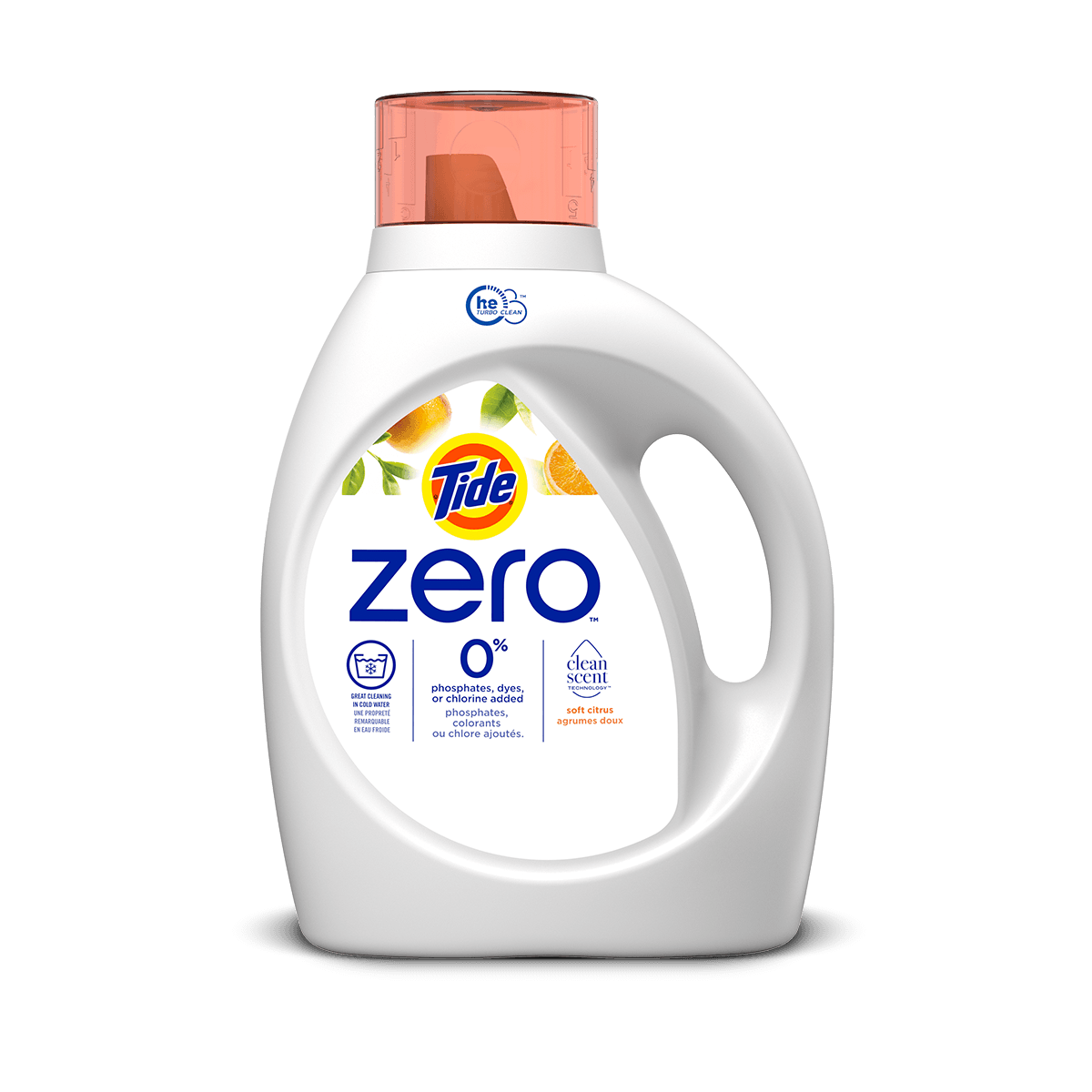 Tide Zero Soft Citrus Liquid Laundry Detergent
