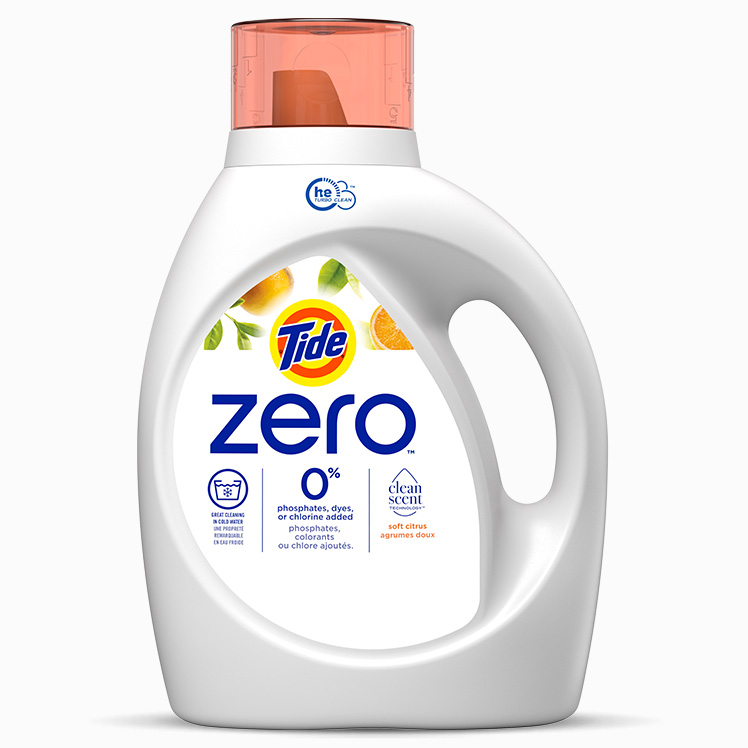 Tide Zero Soft Citrus Liquid Laundry Detergent