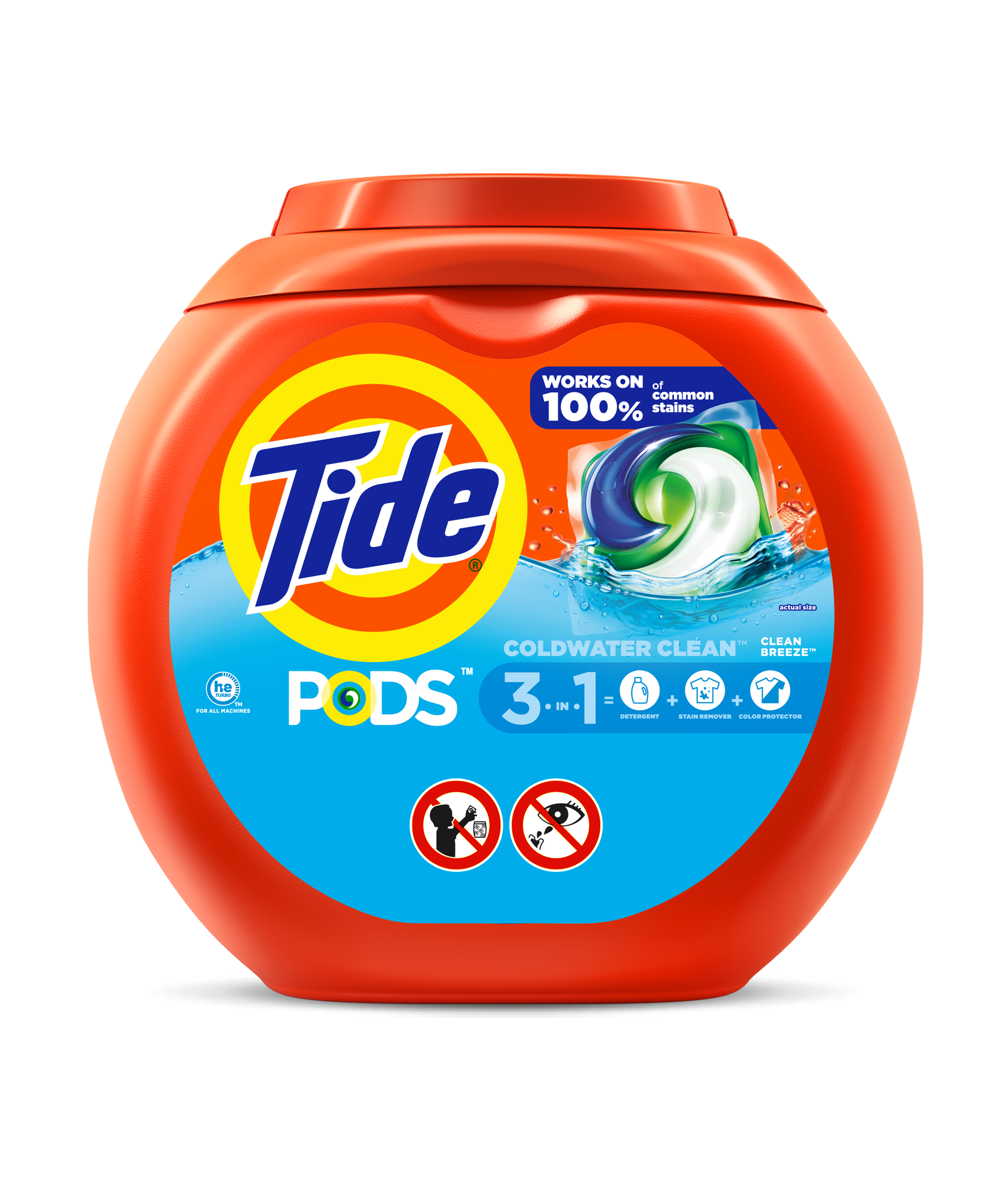 Tide PODS® Laundry Detergent Clean Breeze Scent