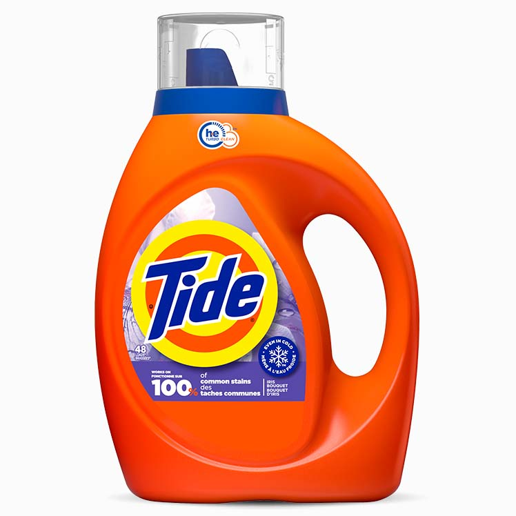 Pack of Tide Liquid Laundry Detergent, Iris Bouquet Scent