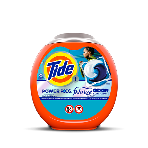 Tide Power PODS® Plus Febreze Sport Laundry Detergent
