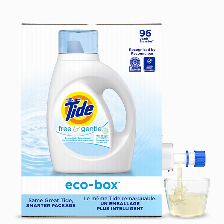 Tide Eco-Box Free & Gentle Liquid Laundry Detergent