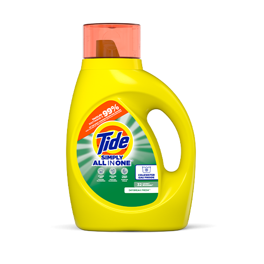 Tide Simply All-In-One Daybreak Fresh Liquid Laundry Detergent